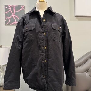 Dickies Men's Black Shirt Jacket